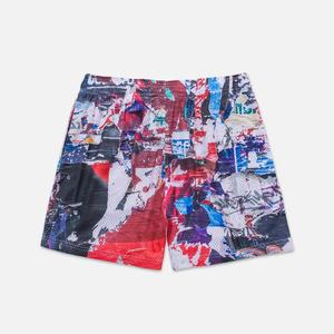 กางเกงบาสเก็ตบอลสำหรับผู้ชายกางเกงขาสั้นตาข่ายมีตะเข็บขนาด5นิ้วกระเป๋าด้านข้างทำจากโพลีเอสเตอร์ดีไซน์ทันสมัย - Product Image 3