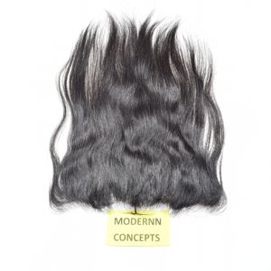 Extensions de cheveux humains vierges indiens naturels bruts 13*4 HD frontal couleur noire faisceaux de trame droite pour les femmes en gros - Product Image 4