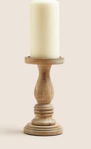 Soporte de vela cuadrado redondo directo de fábrica, pilar de vela de madera para decoración del hogar - Product Image 3