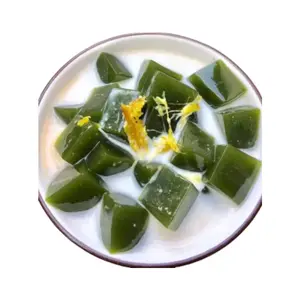 Harga terbaik minuman bubuk daun Jelly rumput hijau organik beku organik