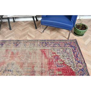 Alfombra Turca 6.3x8.8 pies (192x268 cm), Alfombra Vintage con Plantas y Árboles Rojos - Product Image 5