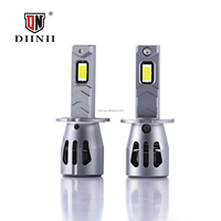 Ampoule de phare de voiture DIINIII L4-H3 6000K avec système de refroidissement, lampe LED, ajustement universel, branchement direct, plug & play