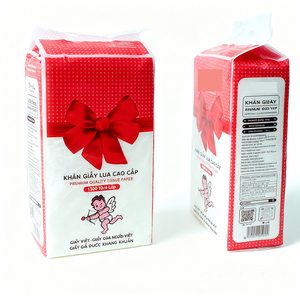 Caja de Pañuelos Eco Choice, Papel Facial, Embalaje Libre de Plástico para Suministros Domésticos, Comerciales y Hoteleros - Product Image 1