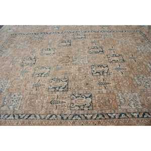 Alfombra Vintage de 10.4x12.8 pies, Alfombra Turca Extra Grande, Alfombra con Estampado Animal Marrón - Product Image 4