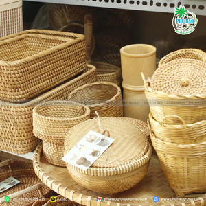 ตะกร้าเก็บผักตบชวาอเนกประสงค์จัดระเบียบห้องครัวของคุณอย่างมีสไตล์ - Product Image 6