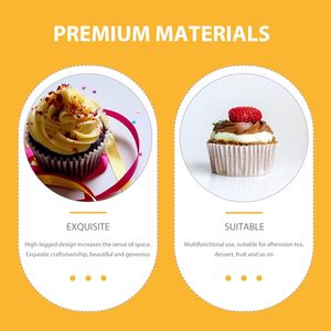 Cupcake Stand Décor Show Rack Plateau À Pain Porte-Fruits Secs Vintage Gâteau Stand Dessert Stands pour Les Fêtes Paniers De Fruits Dessert - Product Image 3