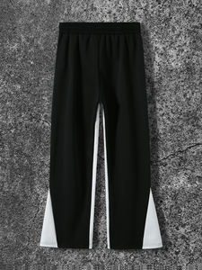 ชุดวอร์มลายกรดซีดจางของผู้ชายชุดวอร์มปักลายเสื้อยืดมีฮู้ดโลโก้ DTG เสื้อวอร์มกางเกงขาบาน - Product Image 2