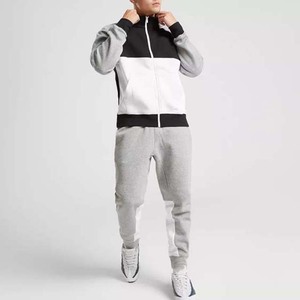 Offre Spéciale – Survêtement d'entraînement personnalisé pour homme, coupe ajustée, manches longues, brodé, à capuche, 100 % coton polaire respirant - Product Image 2