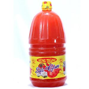 Auténtica Salsa Picante Agridulce de Chile, Tomate, Azúcar y Sal, en Envase a Granel de 2 kg, 12 Brix, 24 Meses de Caducidad, para Aderezos y Salsas - Product Image 4