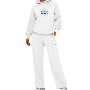 Survêtement pour Hommes Vestes et Pantalons de Survêtement 2 Pièces Ensemble Sweat à Capuche pour Hommes Full-Zip Pullover Fleece Jogger Set, S-4XL - Product Image 1