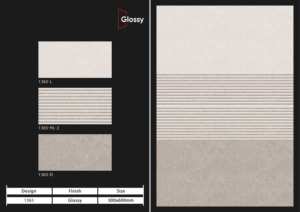 Carreaux muraux en céramique modernes 300x600mm pour salle de bain et cuisine, finition brillante ou mate, surface sculptée effet sucre, design mural intérieur luxueux - Product Image 5