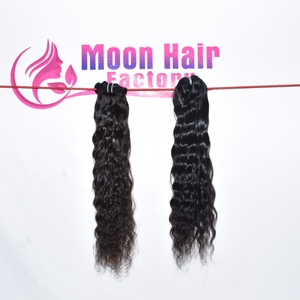 Produit de haute qualité, nouveau, naturel, doux, soyeux, mèches de cheveux humains indiens du temple, bouclés, pour femmes, salon, fête ou usage quotidien - Product Image 3