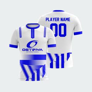 Maillot de football à manches courtes à motif tribal, motif uni, respirant, séchage rapide, fournisseur en gros, nouveau design, vêtements de sport - Product Image 2