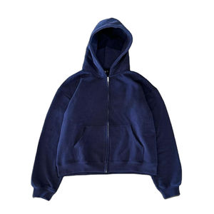 Conjunto de sudadera y pantalones de chándal para hombre de diseño personalizado con Sudadera con capucha francesa de algodón de ajuste cuadrado de gran tamaño adecuada para hombres y mujeres - Product Image 2