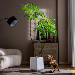 Plante artificielle Nandina, buisson de <span class=keywords><strong>bambou</strong></span> céleste artificiel réaliste à plusieurs tiges, pour aménagement paysager intérieur et extérieur, vente en gros - Product Image 6