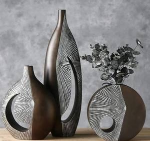 แจกันดอกไม้ดีไซน์ตอกหมุดสําหรับบ้านโรงแรมและร้านอาหารแจกันตกแต่งอลูมิเนียมชุบนิกเกิลแจกันทรงกระบอกกลม - Product Image 6