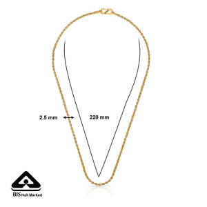 Cadena de Eslabones Geométricos Chapada en Oro para Hombre - Regalo para Bodas y Fiestas - Product Image 5