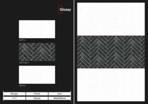 Carreaux muraux en céramique 300x600mm les plus vendus, finition brillante mate effet sucre, pour la décoration murale intérieure de salle de bain et de cuisine, luxe. - Product Image 5