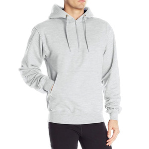 Sweat-shirts à capuche pour hommes en polaire polyester/coton, couleur unie, épaules tombantes, demi-zip, décontractés, avec logo personnalisé - Product Image 1