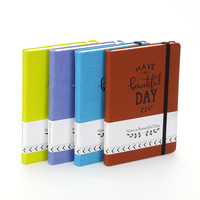 Carnet de notes A5 en cuir PU avec sangle, design classique, écologique et esthétique, promotionnel d'usine