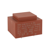 Transformador de Montaje en PCB, Entrada 230v, Salida 18v X2 12v 60hz, Transformadores Encapsulados de Control de Potencia