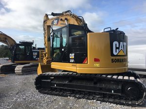 Mini-excavatrice compacte sur chenilles Cat 325FLCR, très demandée, pour travaux de construction, démolition, aménagement paysager et terrassement. - Product Image 2