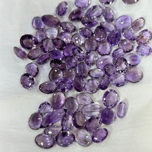 พลอยอะมีทิสต์สีม่วงธรรมชาติจากแอฟริกา หินเจียระไนแท้ เกรด AAA รูปทรงอิสระ หินหลวม ขนาดผสม ขัดเงา/เคลือบน้ำมัน - Product Image 2