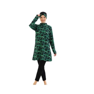 Comfortable Eco-Friendly Quick Dry Long Sleeve Modest Swimwear for Muslim Women <b>Full</b> Coverage Sporty Islamic Style <b>Hijab</b> Burka - Product Image 6