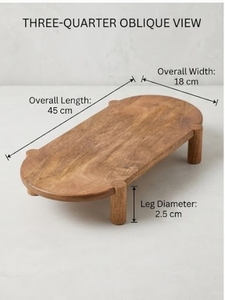 Handcrafted Wooden <b>Cake</b> <b>Stand</b> Holder-Premium Serving Accessory for Beautifully Displaying <b>Cakes</b> Pastries & Cupcakes - Product Image 1