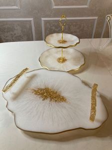 Soporte para Pastel de Resina con Diseño de Lava de la Mejor Calidad, Apto para Lavavajillas, Personalizable, Decoración de Mesa para Bodas y Cumpleaños para el Hogar - Product Image 3