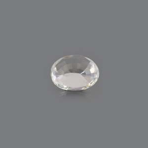 Gema de Circonio Blanco Facetada en Forma de Estrella - 6.94 Quilates, 1.5mm de Diámetro, 8mm de Altura, 1mm de Orificio, Alta Calidad, Creada en Laboratorio, Tratada Térmicamente, Pulida - Product Image 2