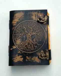 Carnets en cuir de buffle faits sur mesure, avec des motifs uniques faits à la main pour un style robuste et une expression personnelle durable. - Product Image 3