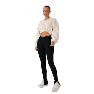 Women's Spring Fall Autumn Winter <b>Short</b> Length Cropped Casual Wear <b>Sweatshirt</b> Plus Size Long <b>Sleeve</b> Fit Pullover Breathable Tops - Product Image 2