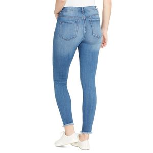 Jeans Skinny Donna William Rast a Vita Media Perfetta in Denim Blu Elasticizzato Taglia 25 Stile Utility Vita Alta/Bassa Traspirante Lavabile - Product Image 2