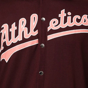 Chaqueta ligera de béisbol Varsity para hombre de secado rápido de buena calidad parches bordados estilo botón chaqueta Letterman para hombre - Product Image 6