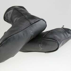 CHAUSSETTES EN CUIR CHAUFFANTES 2023 POUR HOMMES ET FEMMES TOP VENTE FABRIQUÉ PAR 100 POUR CENT CHAUSSETTES EN CUIR HALAL CONFORTABLE DANS LA FERMETURE À GLISSIÈRE DES PIEDS - Product Image 5