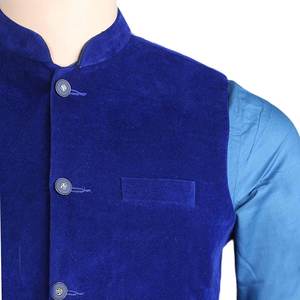 Chaleco de Terciopelo para Hombre Chase Value - Azul Rey Talla 34 - Product Image 4