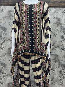 Ensemble de cordon en soie élégant, pur crape naturel pour femmes, salwar kameez - ethnique, séchage rapide, toutes saisons - Product Image 3