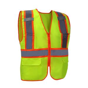 Chaleco de seguridad de camuflaje personalizable de alta calidad, ropa de trabajo hecha de poliéster transpirable, marca privada, necesidades de seguridad, chalecos de seguridad - Product Image 4