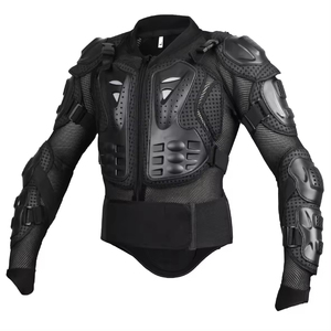 Chaqueta de cuero de talla grande personalizada para moto, transpirable, ignífugo, impermeable, equipo de seguridad para montar, armadura corporal - Product Image 5