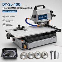 Machine automatique de chanfreinage de carreaux DY-SL-400 avec kit d'humidification, module de rainurage et de chanfreinage de haute précision de cinquième génération, meuleuse d'angle