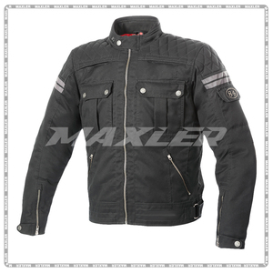 Chaqueta de Motocicleta Corta de Talla Grande con Certificación CE, Impermeable, Transpirable, para Todas las Estaciones, con Textil Reflectante para Motociclismo - Product Image 4