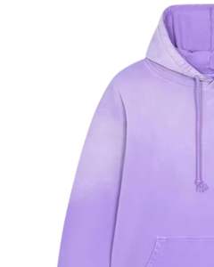 Sudadera con Capucha Morada Lavanda para Mujer, Sudadera Holgada de Felpa, Ropa Urbana Lisa, Fabricante Personalizado, Venta al por Mayor - Product Image 3