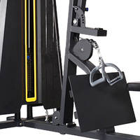 Máquina de Ejercicios de Fuerza Multifuncional para Gimnasio, Máquina de Remo Sentado y Polea Alta, Equipo de Fitness