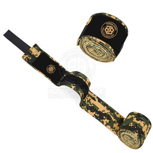 Bandages de boxe imprimés sur mesure, vente chaude, prix raisonnable, faible MOQ, bandages de fitness pour la salle de sport - Product Image 4