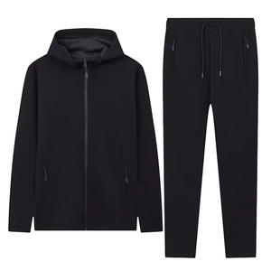 Ensemble veste et pantalon à capuche pour hommes, jogging de plein air, respirant, imprimé, vêtements de sport d'automne - Product Image 5