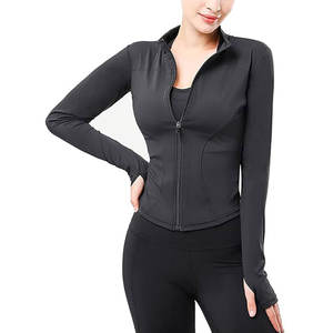 Chaqueta de Yoga de Invierno para Mujer de Alta Calidad, Tejida en Spandex, de Secado Rápido y Transpirable, Diseñada para Entrenamiento - Product Image 1
