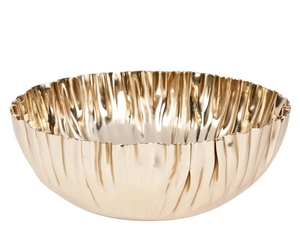 Vente en gros de bol multi-services en métal décoratif de table au design moderne et vintage, finition de luxe faite à la main, logo personnalisé, respectueux de l'environnement - Product Image 1