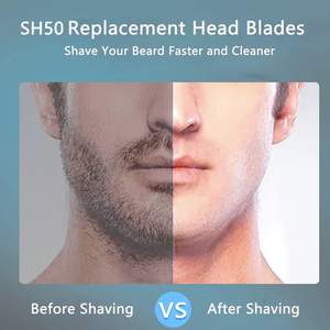 Cabezales de Repuesto FL para Afeitadoras Eléctricas, Cuchillas Triples y Dobles, Resistentes al Agua IPX7, Lavables en Seco/Húmedo, para Uso Facial - Product Image 6