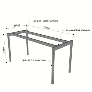 Estructura de Acero para Mesa de Juego Slean Slean HCSL005 de 140x60cm, Modelo HCSL005 - Product Image 5
